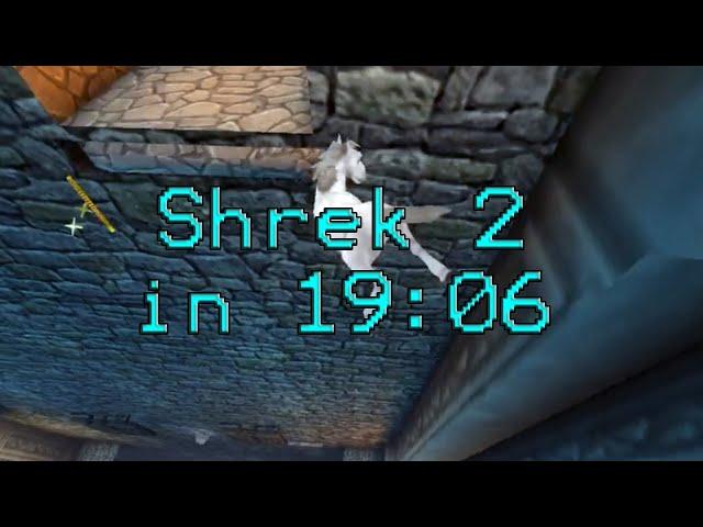 Shrek 2 (PC) Any% in 19:06.790 (Lag switch) [Former WR]