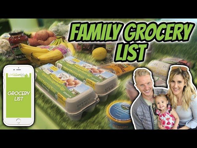 Simplify Your Diet: Grocery Haul For Busy Parents (HEALTHY GROCERY LIST) | LiveLeanTV