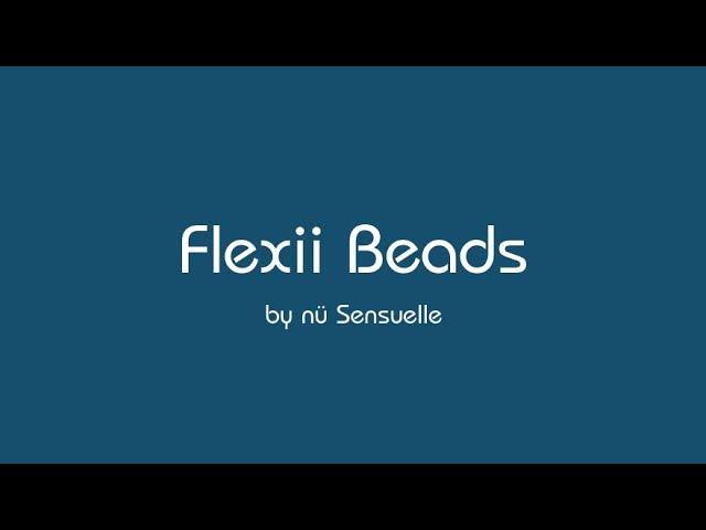 Flexii Beads by Nu Sensuelle are deep rumbling beads that are flexible and comfortable