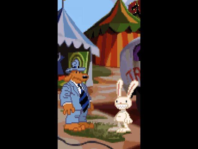 A typical Sam and Max Hit the Road conversation