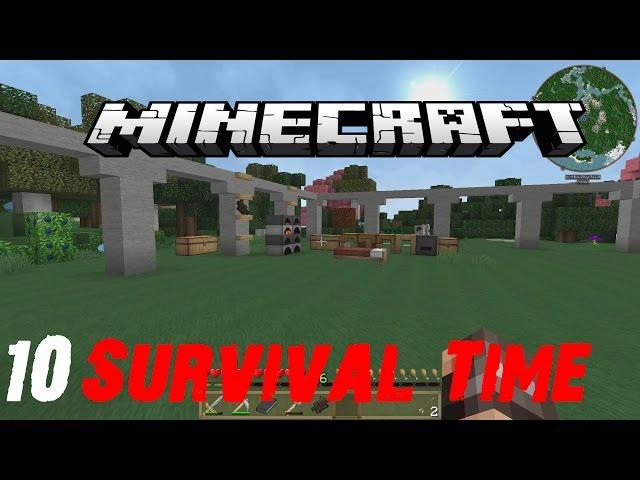 MINECRAFT SURVIVAL TIME | #10 SMELTERY IM BAU