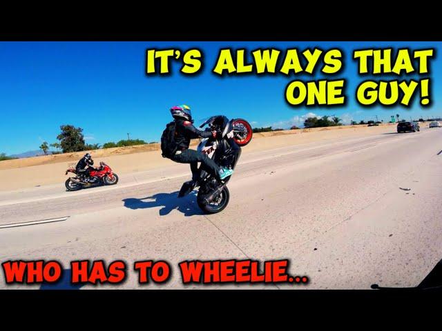 Gsxr 750 Caught Riding One Wheel!