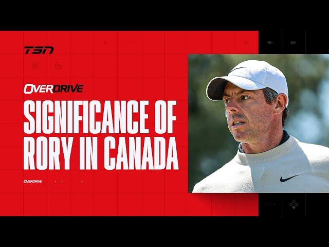 What is the significance of Rory McIlroy playing at the RBC Canadian Open?