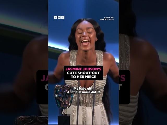 Supporting Actress winner Jasmine Jobson is the best auntie ever   - BBC