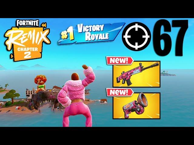 67 Elimination Solo Vs Squads Gameplay Wins (Fortnite Chapter 2 Remix PS4 Controller)