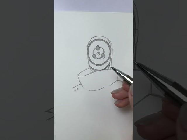 How to draw Obito Uchiha from Naruto! #howtodraw #tutorials #easydrawing #speedart#short#short