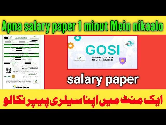 How Can I Get My Salary Paper Online |