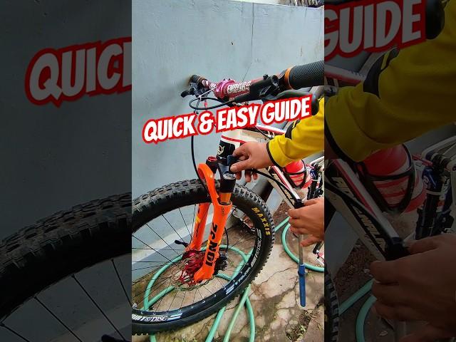 How to Refill Air Pressure in Your MTB Fork: Quick & Easy Guide