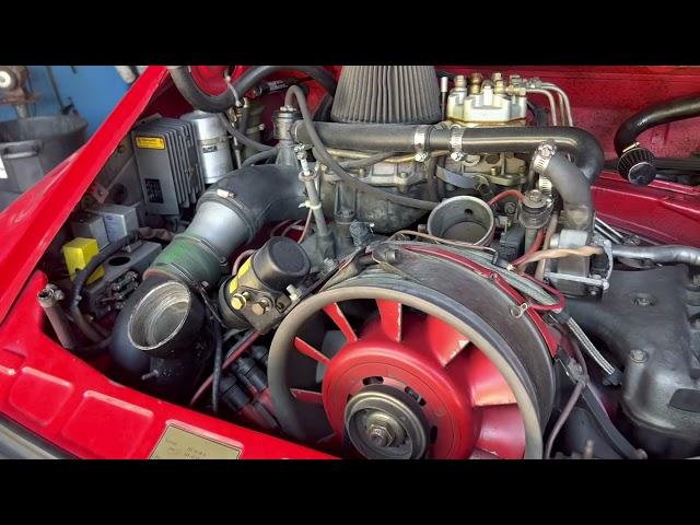 1986 Porsche 930 Turbo Engine Removal