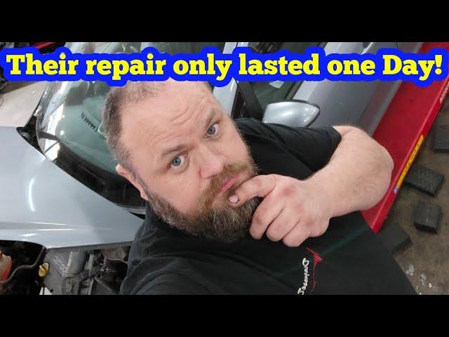 Their repair only lasted one Day!