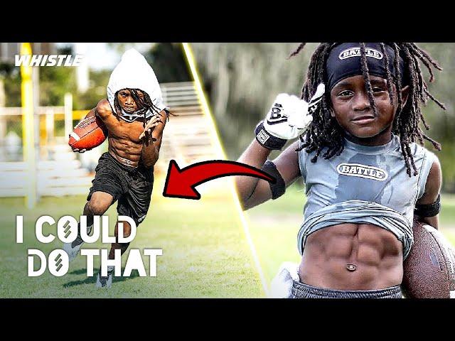 10-Year-Old Blaze World’s FASTEST Football Prodigy  | Next TYREEK HILL?!