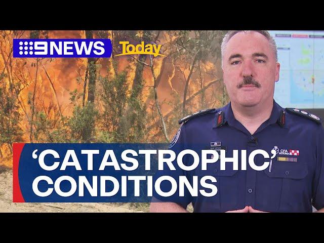 Victoria's Boxing Day bushfire warning | 9 News Australia