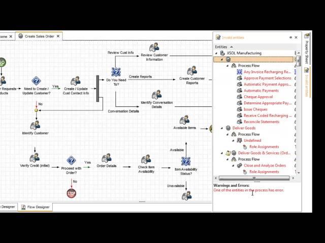 XSOL InOrder 5 - Error Checking Your Process Model