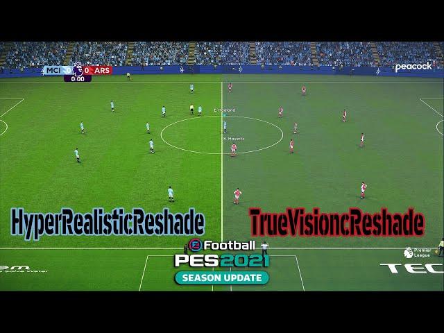 PES2021 Hyper Realistic & TrueVisionc ReShade Graphics of Football Life 24 & EvoWeb Patch 2024