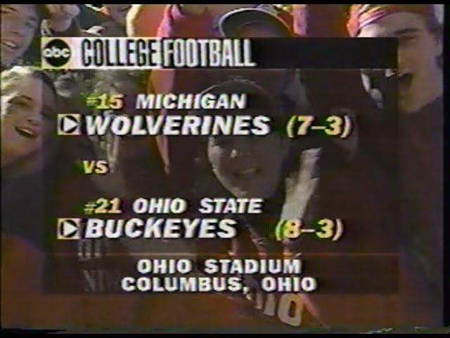 1994 Michigan @ Ohio State; Nov19th; ABC; College Football