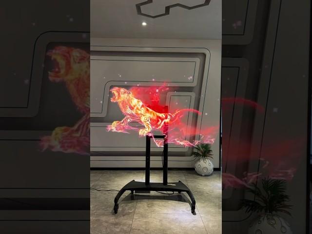 3D holographic fire tiger.3D hologram fan max size sh-150cm