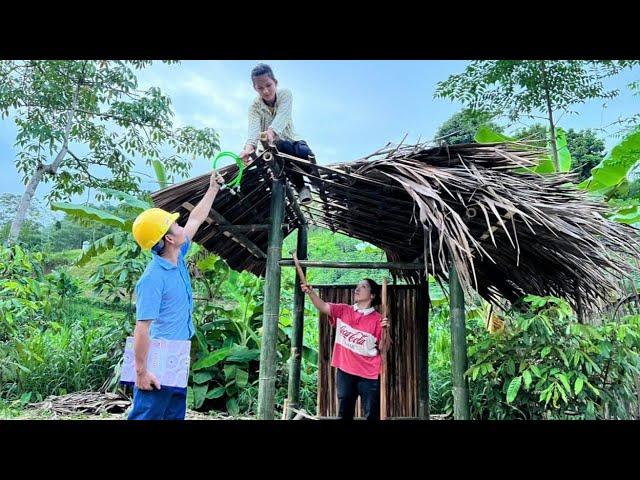 Kind Engineer Helps Deaf-Mute Single Mother Build Bamboo Chicken Coop |Ly Nhi Ca