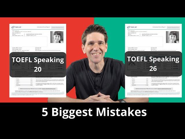 TOEFL Speaking: 5 Mistakes You Must Avoid