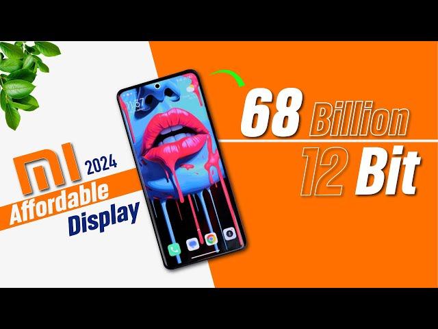 TOP 5: Xiaomi Affordable 12 Bit Display phones 2024 | 68 Billion| Xiaomi Display Phone 