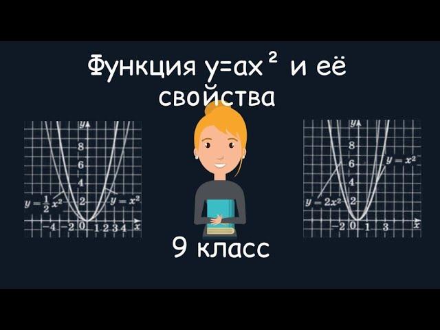 Функция у=ах² и её свойства. Алгебра, 9 класс