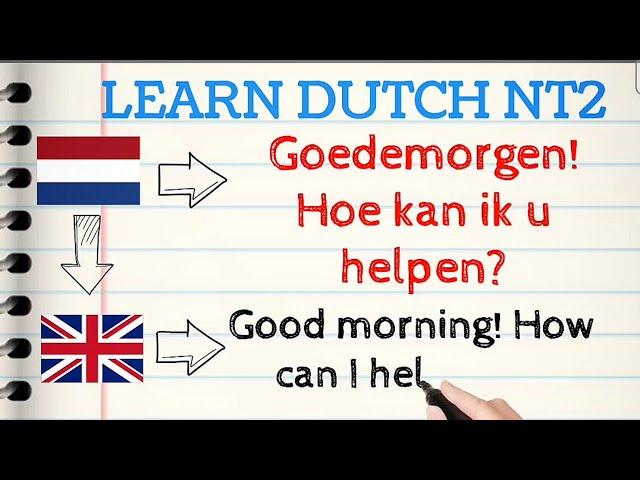 LEARN DUTCH,NEDERLANDS LEREN,handige zinnen