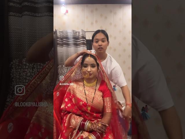 My reception bridal look️ #india #makeup #youtuber #shorts #shortvideo #dehradun #makeupartist