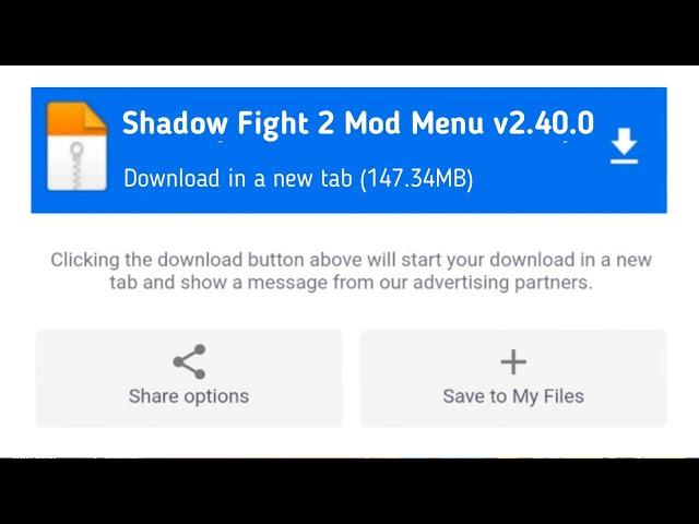 Shadow Fight 2 Mod Menu 2.40.0 - Unlimited Money, Max Level, & Unlock All Weapons Download Mediafire