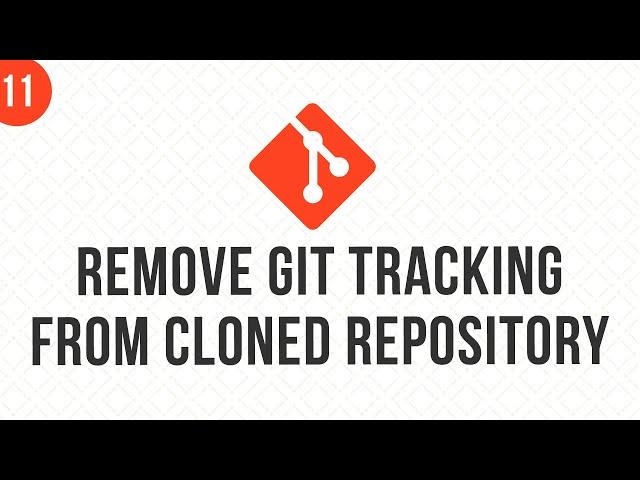 Remove git tracking from Cloned Repository Folder or Directory