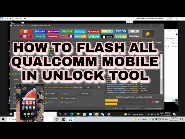 HOW TO FLASH ALL QUALCOMM MOBILES IN UNLOCKTOOL VERY EASY METHOD!!