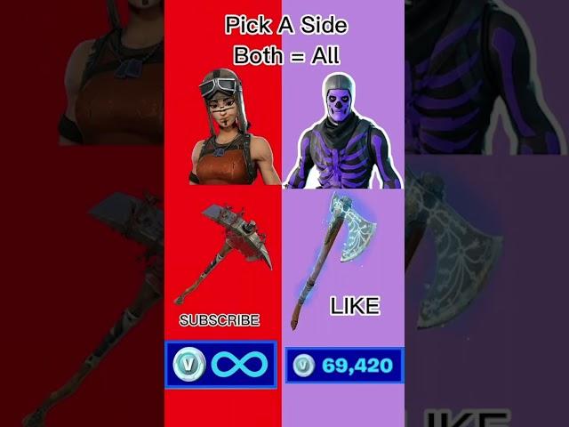 Pick a side #fortnite #viralvideo #100k