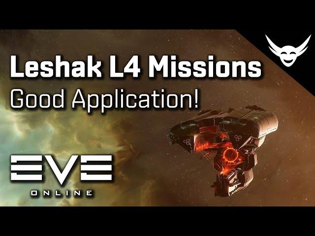 EVE Online - Leshak L4 Missions is Decent!