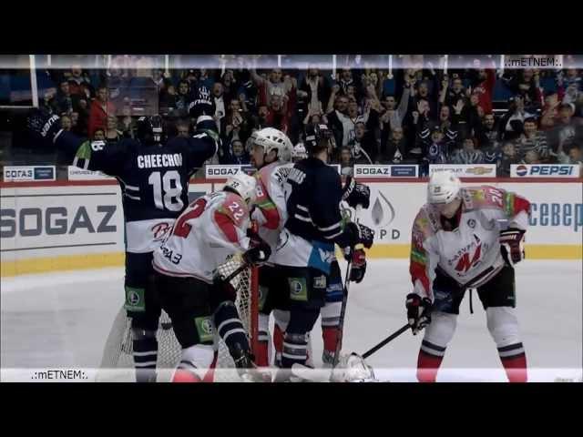 Medvescak vs Metallurg Nk. Highlights 1.11.2013 KHL