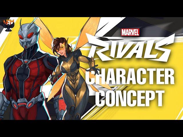 Marvel Rivals - Ant-Man & The Wasp Hero Concept