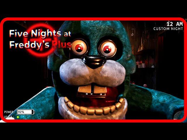 FNaF Plus Fan-Made Full Walkthrough Night 1-5 + Extra