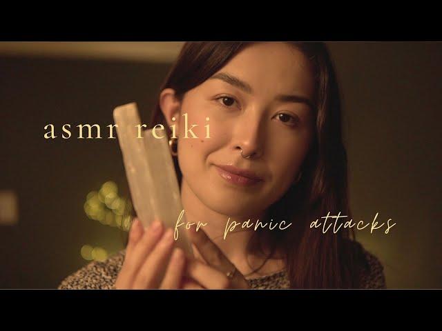 ASMR Reiki for Panic Attacks + Intense Emotions (Singing Bowl, Crystal Healing, Hand Movements)