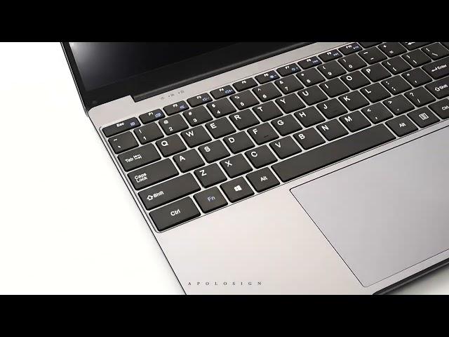 ApoloSign 15.6" Laptop, Expandable 1TB, 12GB RAM, 512GB SSD, with Intel N5095 High-Speed Performance