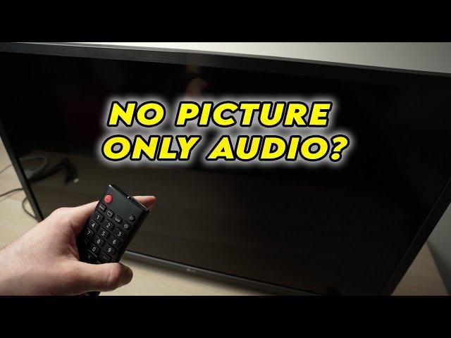 LG Smart TV: How to Fix No Picture on the Screen Only Audio