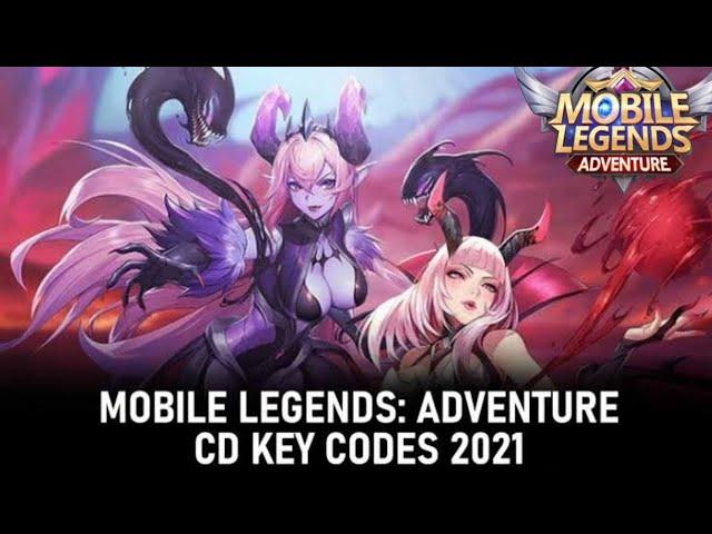 ML Adventure CD Keys! - Mobile Legends Adventure Redeem Codes 2021 | New ML Working Redeem Codes