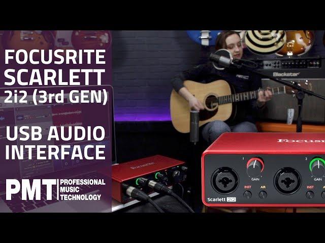 Focusrite Scarlett 2i2...The World's Best Selling USB Audio Interface!