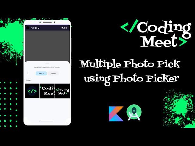 How to Implement Multiple Photo Pick using Photo Picker in Android Studio Kotlin