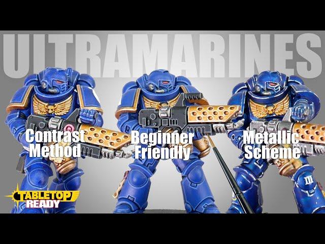 3 different ways to paint your Ultramarines for Warhammer 40,000