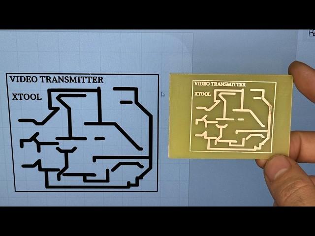 how to make pcb at home with Laser xTool F1, DIY PCB Fabrication