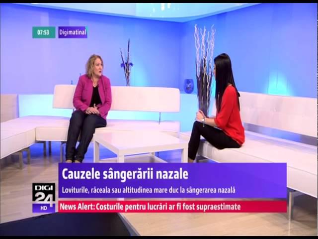 Cauzele sângerării nazale