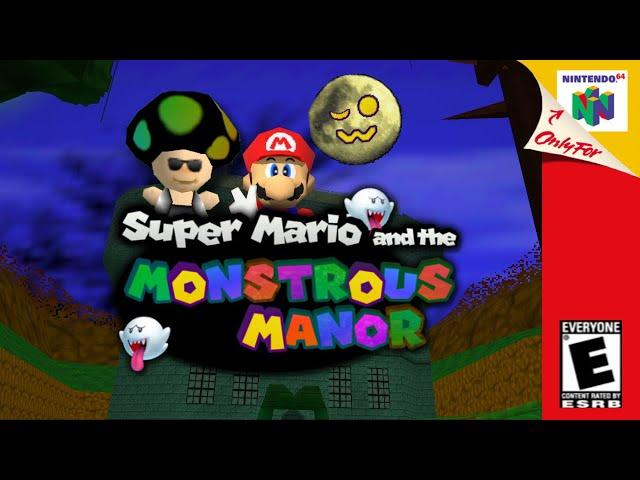 Super Mario 64 and the Monstrous Manor - Longplay | N64