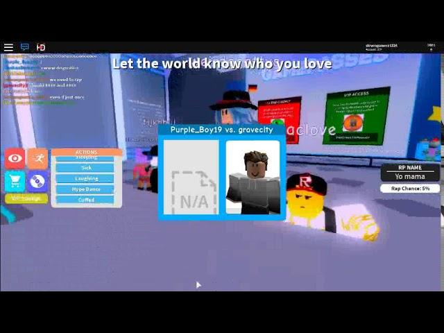 Roblox-Rap Battle