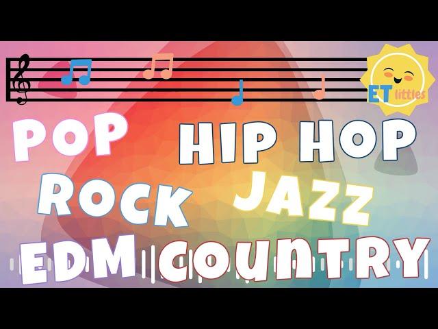 Musical Genre Song | Kids Songs | Learn Musical Genres  | Music Lessons | ET littles