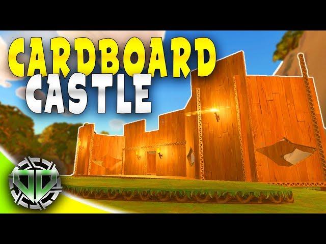 CARDBOARD CASTLE : Unique Survival Game Where Minecraft Meets Cardboard! : Cardlife Gameplay Alpha