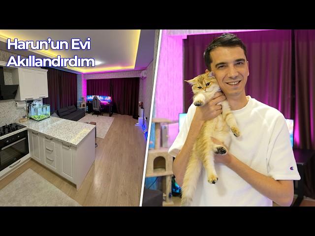 Yeni Kedi, Harun'un Evi Akıllı Yaptım! (Haftalık Vlog)