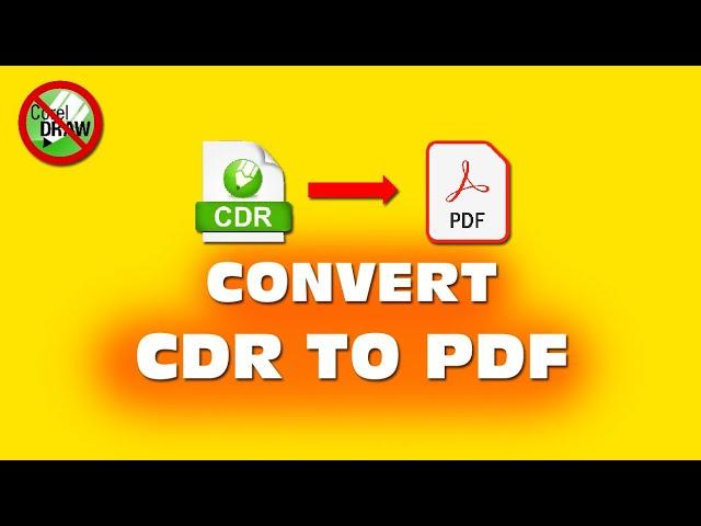 How To Convert CDR To PDF Without Any Softwere||Ehsan Official||#cdr to pdf