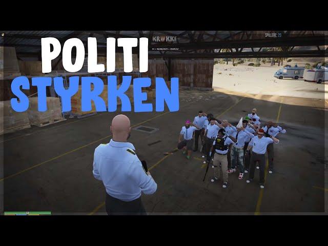 Politi styrken på KrukkeRP - FiveM [Dansk]